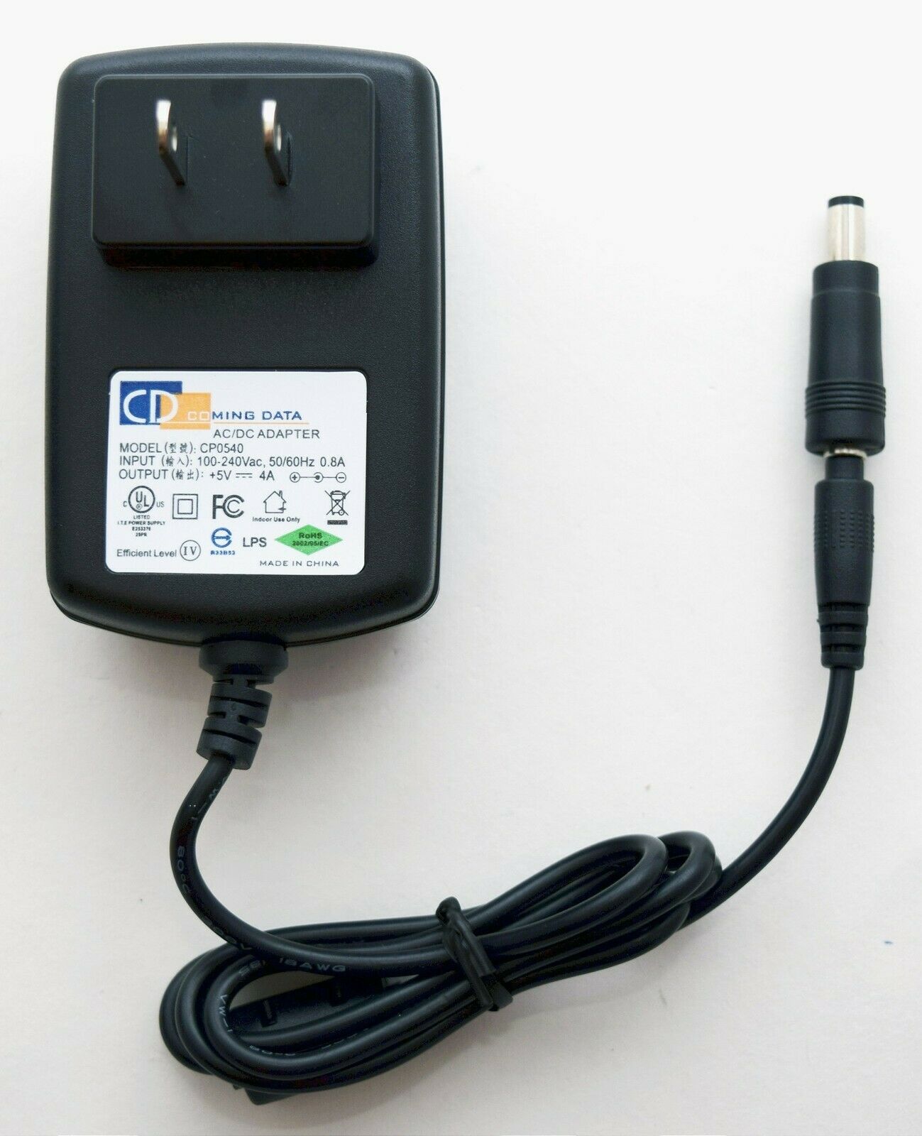 NEW COMING DATA CP0540 AC DC Power Supply 5V 4A Adapter Charger ONLY Verizon 4G Novatel T1114 Tasman
